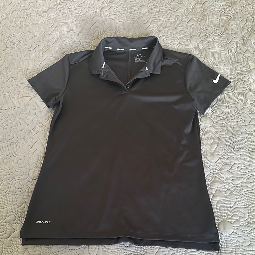 Nike Women's Black Dri-FIT Short Sleeve Top
